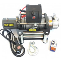 Лебедка электрическая 12V 12000lbs/5443кг (блок управления и механизм влагозащищены (IP66))