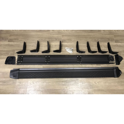 Подножки алюминиевые TOYOTA LAND CRUISER 80 1989-1997гг (чёрные) Подножки алюминиевые TOYOTA LAND CRUISER 80 1989-1997гг (чёрные)